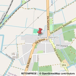 Mappa Via Roma,  61, 27030 Torre Beretti e Castellaro, Pavia (Lombardia)