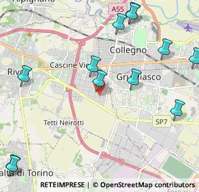 Mappa Via Rovigo, 10098 Rivoli TO, Italia (2.94714)