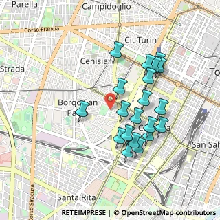 Mappa Via Gabriele D'Annunzio, 10141 Torino TO, Italia (0.848)