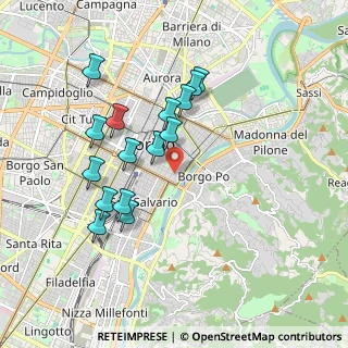 Mappa Via dei Mille, 10152 Torino TO, Italia (1.75)