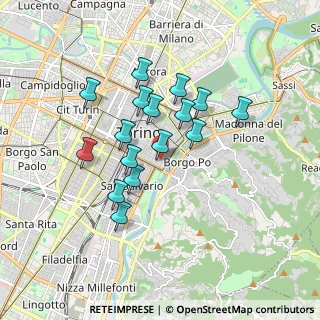 Mappa Via dei Mille, 10152 Torino TO, Italia (1.47625)