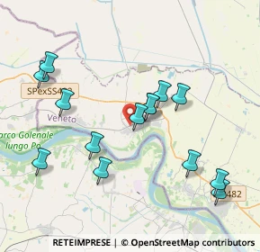 Mappa Via dei Goti, 45032 Rovigo RO, Italia (3.93357)