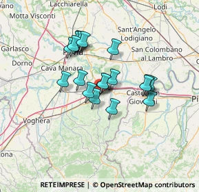 Mappa Via Giuseppe Mazzini, 27043 Broni PV, Italia (10.9395)