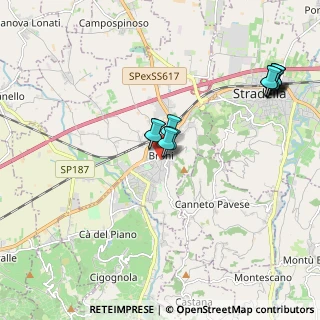 Mappa Via Giuseppe Mazzini, 27043 Broni PV, Italia (2.07667)