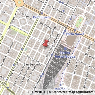 Mappa Via San Secondo, 17, 10128 Torino, Torino (Piemonte)