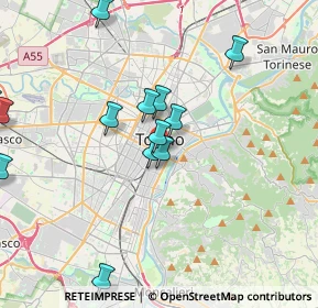 Mappa Via Sant'Anselmo, 10100 Torino TO, Italia (4.46643)