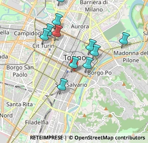 Mappa Via Sant'Anselmo, 10100 Torino TO, Italia (1.77)