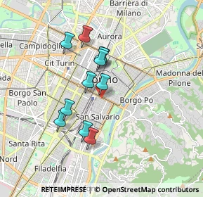 Mappa Via Sant'Anselmo, 10100 Torino TO, Italia (1.46545)
