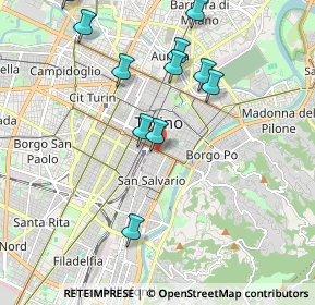 Mappa Corso Vittorio Emanuele II, 10125 Torino TO, Italia (2.29083)