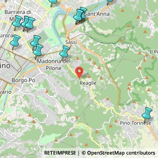 Mappa Strada della Valle dei Pomi, 10132 Torino TO, Italia (3.54)