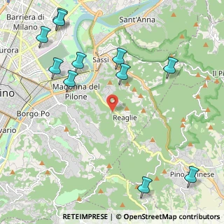Mappa Strada della Valle dei Pomi, 10132 Torino TO, Italia (2.78)