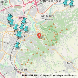 Mappa Strada della Valle dei Pomi, 10132 Torino TO, Italia (6.195)