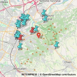 Mappa Strada della Valle dei Pomi, 10132 Torino TO, Italia (4.5635)
