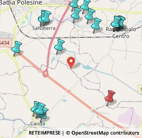 Mappa Via Boalto a Ponente, 45020 Canda RO, Italia (2.918)