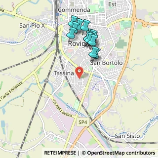 Mappa Via Montenero, 45100 Rovigo RO, Italia (0.97313)