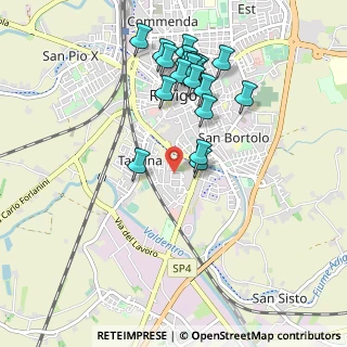 Mappa Via Montenero, 45100 Rovigo RO, Italia (0.98)