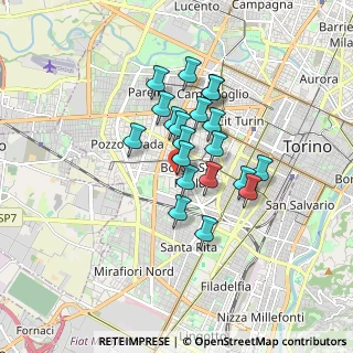 Mappa Via Caraglio, 10141 Torino TO, Italia (1.2685)