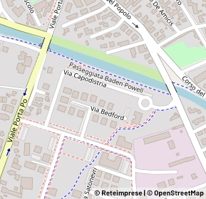 Mappa Via Bedford, 45100 Rovigo RO, Italia (0.18077)
