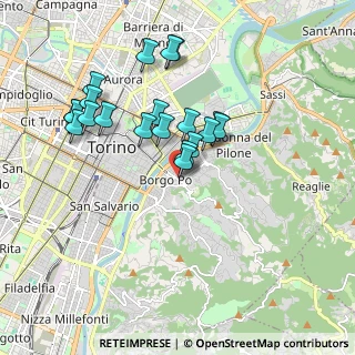 Mappa Via Santarosa Santorre, 10131 Torino TO, Italia (1.6975)