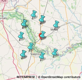 Mappa Via Frascarolo, 27030 Frascarolo PV, Italia (7.26077)