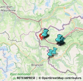 Mappa Frazione Melezet, 10052 Bardonecchia TO, Italia (10.1955)