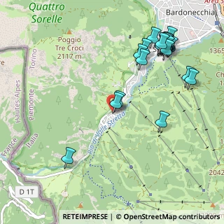 Mappa Frazione Melezet, 10052 Bardonecchia TO, Italia (1.24348)