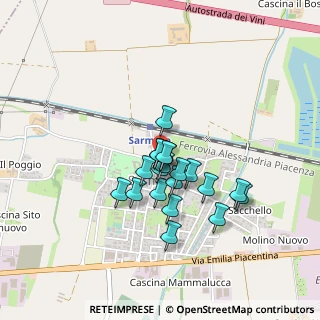 Mappa Via della Chiesa, 29010 Sarmato PC, Italia (0.313)