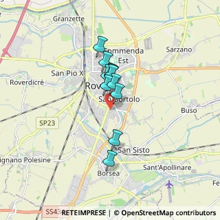 Mappa Via Bedford, 45100 Rovigo RO, Italia (1.17545)