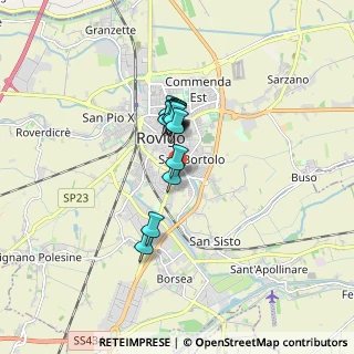 Mappa Via Bedford, 45100 Rovigo RO, Italia (1.07929)