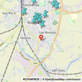 Mappa Via Bedford, 45100 Rovigo RO, Italia (1.28)