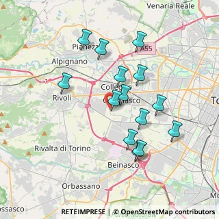 Mappa Corso King Martin Luther, 10095 Grugliasco TO, Italia (3.46857)