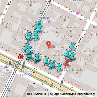 Mappa Corso Vittorio Emanuele II, 10123 Torino TO, Italia (0.06037037037037)