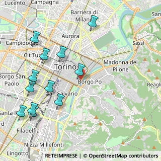 Mappa Corso Cairoli, 10123 Torino TO, Italia (2.51083)