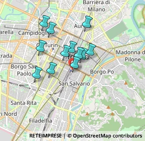 Mappa Unnamed Road, 10128 Torino TO, Italia (1.33833)