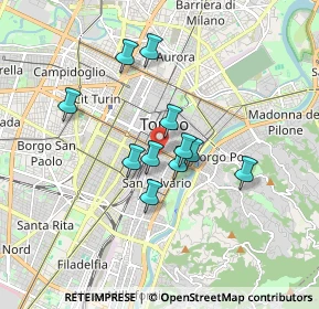 Mappa Via Goito, 10125 Torino TO, Italia (1.32636)