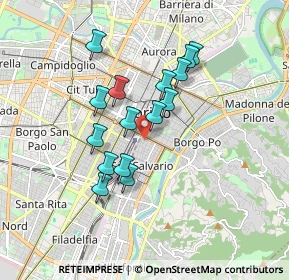 Mappa Via Goito, 10125 Torino TO, Italia (1.46067)