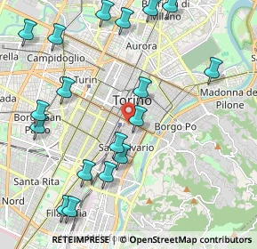 Mappa Via Goito, 10125 Torino TO, Italia (2.51778)