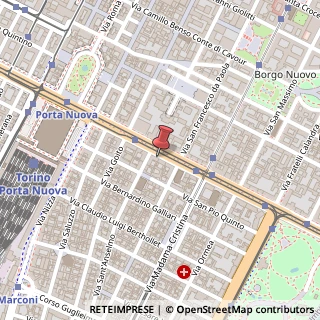Mappa Corso Vittorio Emanuele II,  25, 10125 Torino, Torino (Piemonte)