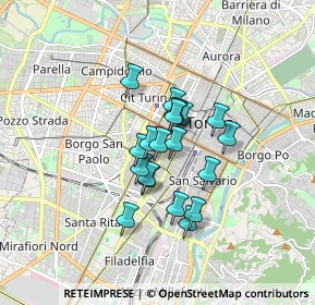 Mappa Via Giuseppe Galliano, 10129 Torino TO, Italia (1.132)