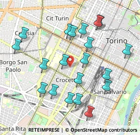 Mappa Via Giuseppe Galliano, 10129 Torino TO, Italia (1.03)