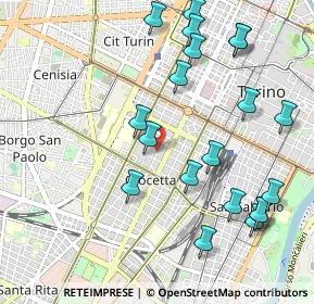 Mappa Via Giuseppe Galliano, 10129 Torino TO, Italia (1.1715)