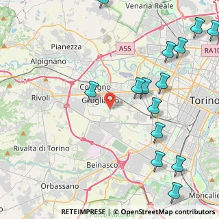 Mappa , 10095 Grugliasco TO, Italia (5.66786)