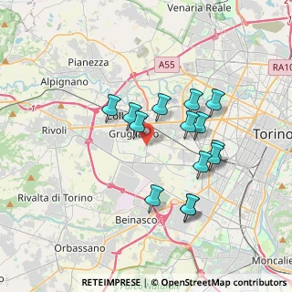 Mappa , 10095 Grugliasco TO, Italia (3.19357)