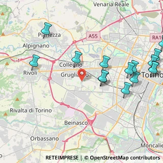 Mappa , 10095 Grugliasco TO, Italia (5.26533)