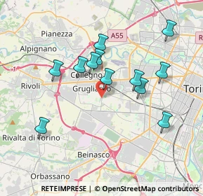 Mappa , 10095 Grugliasco TO, Italia (3.48333)
