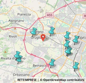 Mappa , 10095 Grugliasco TO, Italia (4.84182)