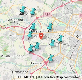 Mappa , 10095 Grugliasco TO, Italia (3.40909)