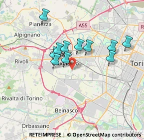 Mappa , 10095 Grugliasco TO, Italia (3.03636)
