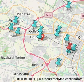Mappa , 10095 Grugliasco TO, Italia (4.34857)