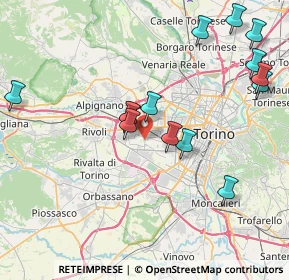 Mappa , 10095 Grugliasco TO, Italia (8.69571)